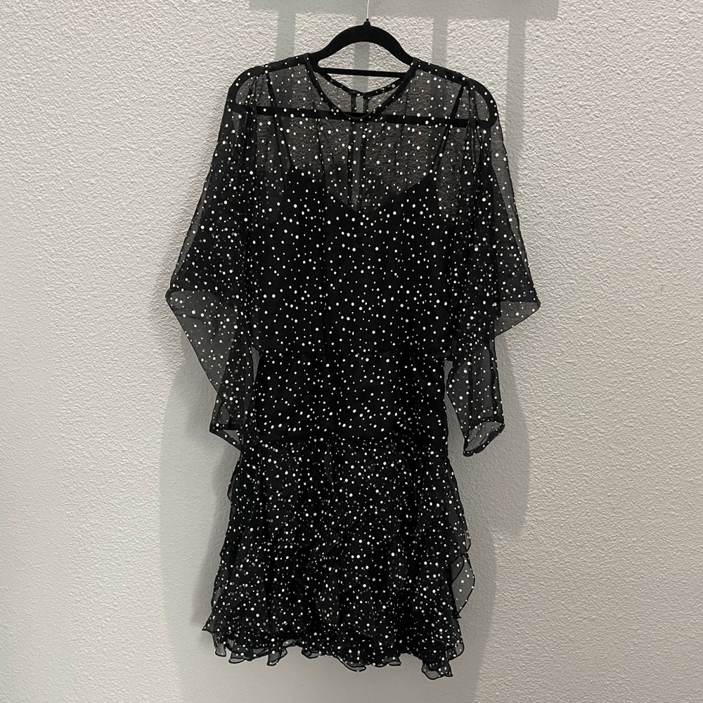 Night Way Collections Black Long Sleeve Dress